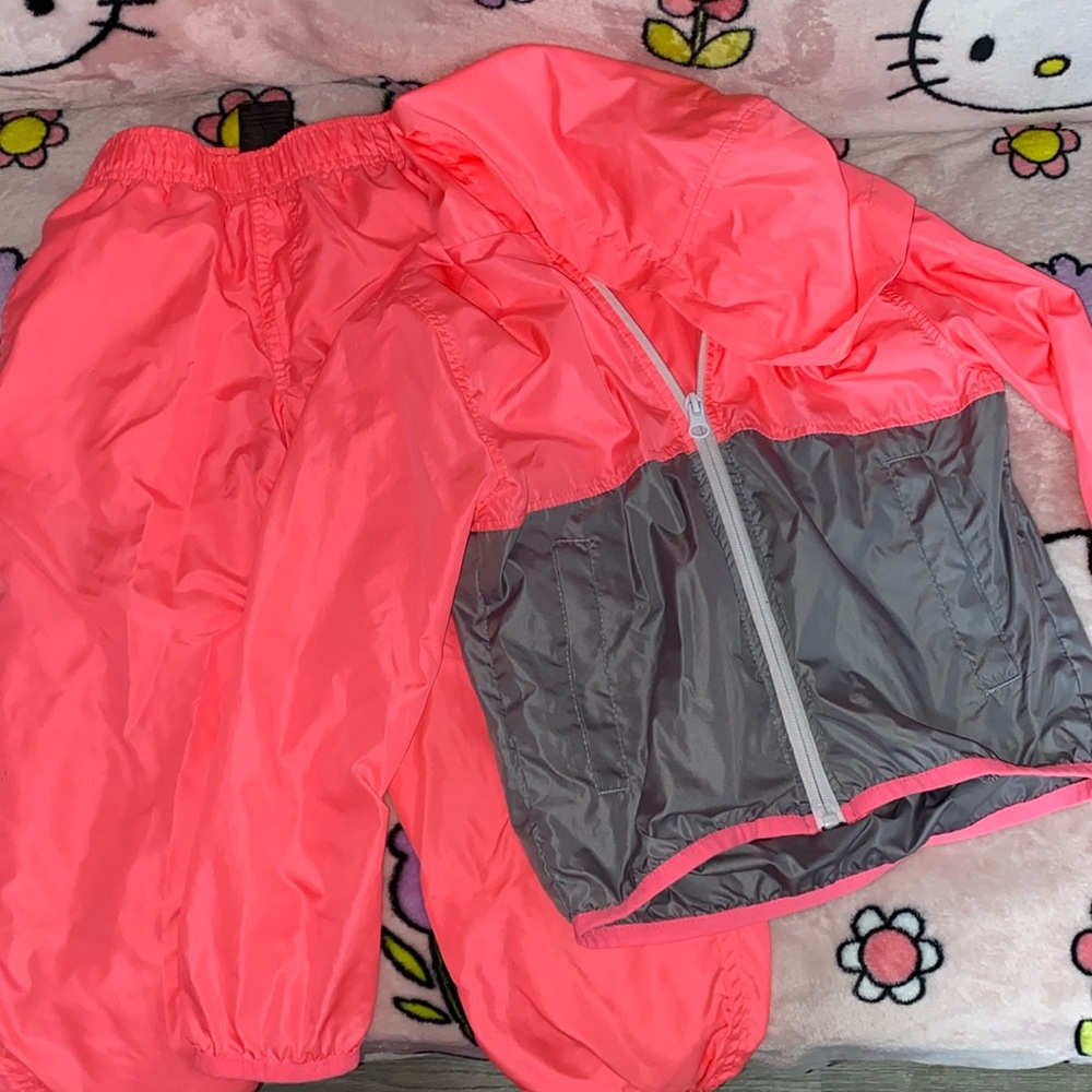 Girls Wind Breaker Set Sz 4-5t